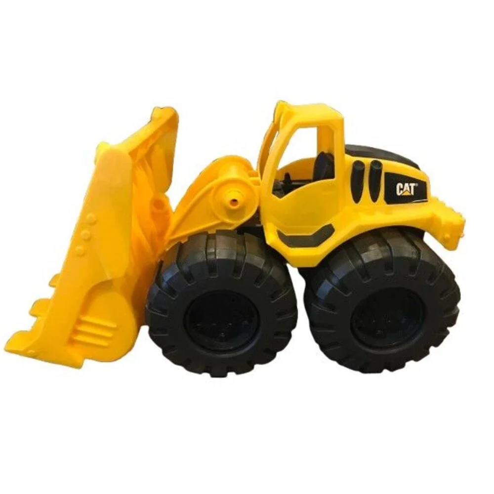 BULLDOZER • Caterpillar CAT Tough Tracks Construction Toy Yellow 7